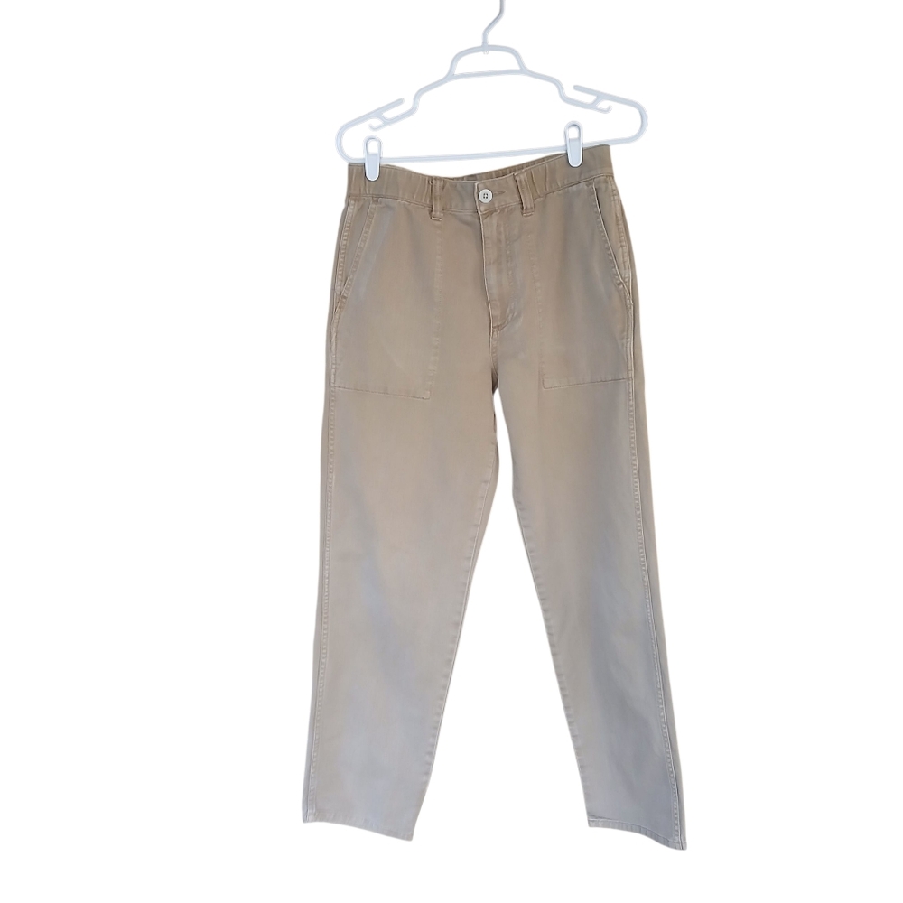 Madewell Tan Cotton Everywear Cargo Pants Small